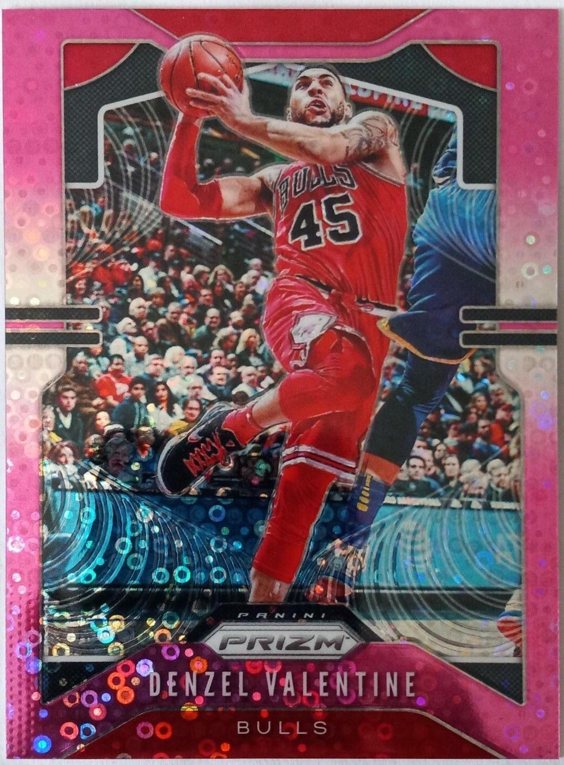 Denzel Valentine [Fast Break Prizm Pink] #66