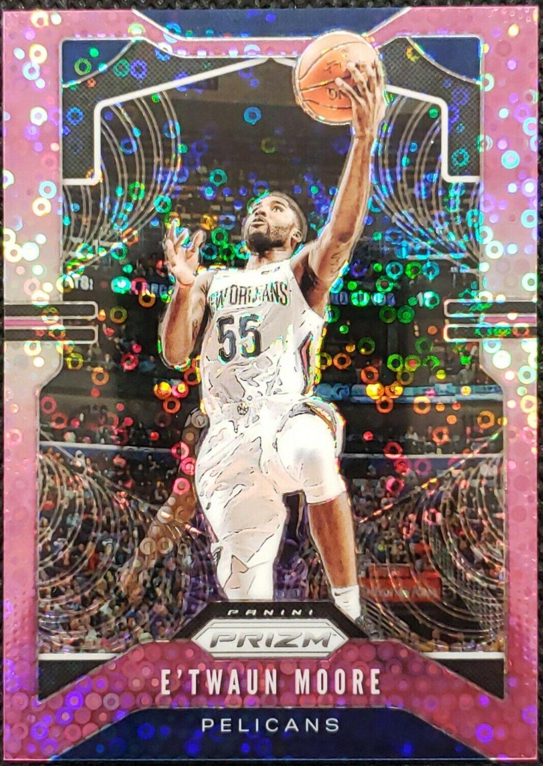 E'Twaun Moore [Fast Break Prizm Pink] #174
