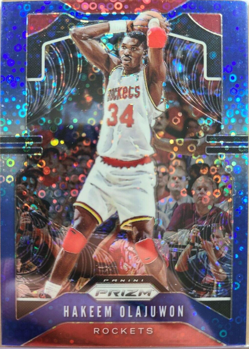 Hakeem Olajuwon [Fast Break Prizm Blue] #4