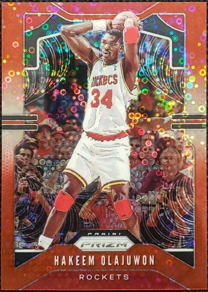 Hakeem Olajuwon [Fast Break Prizm Red] #4