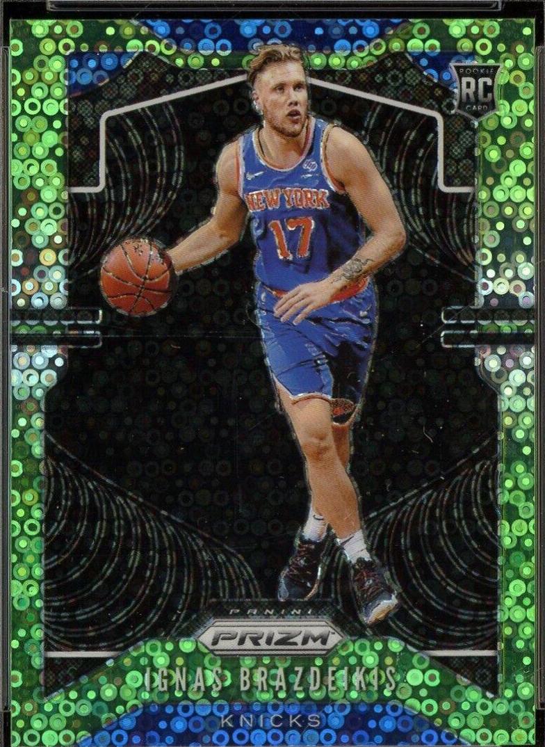 Ignas Brazdeikis [Fast Break Prizm Neon Green] #284