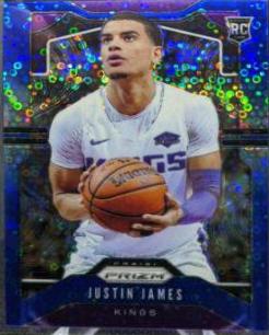 Justin James [Fast Break Prizm Blue] #295