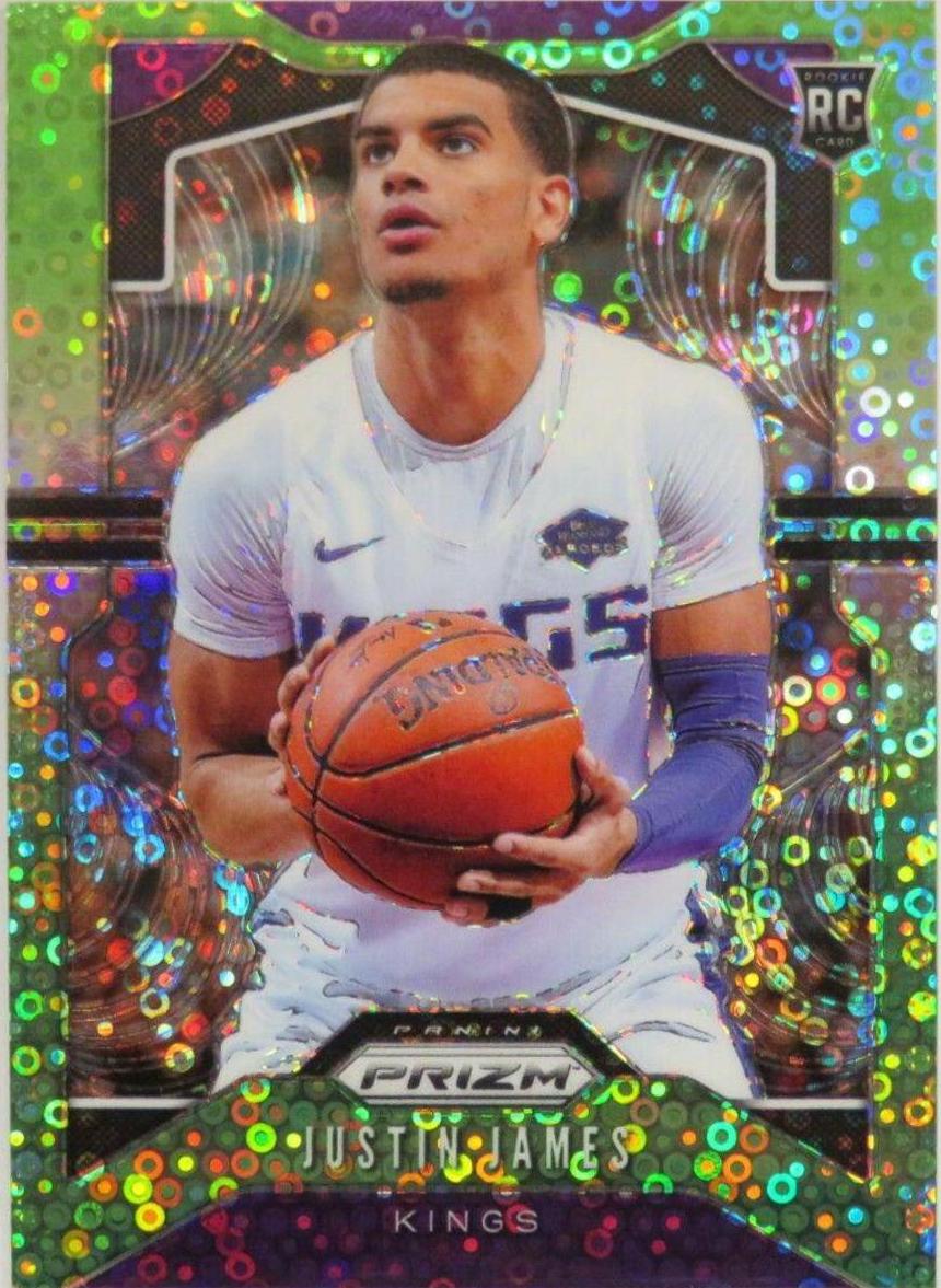Justin James [Fast Break Prizm Neon Green] #295