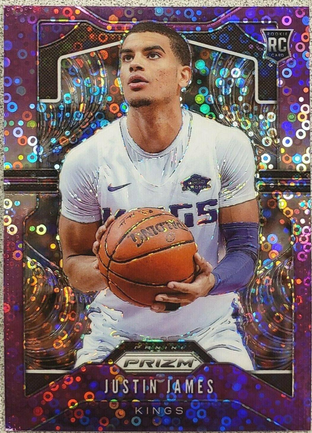 Justin James [Fast Break Prizm Purple] #295