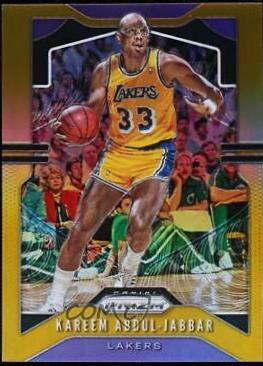 Kareem Abdul Jabbar [Gold Prizm] #20