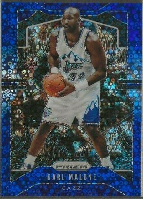 Karl Malone [Fast Break Prizm Blue] #19