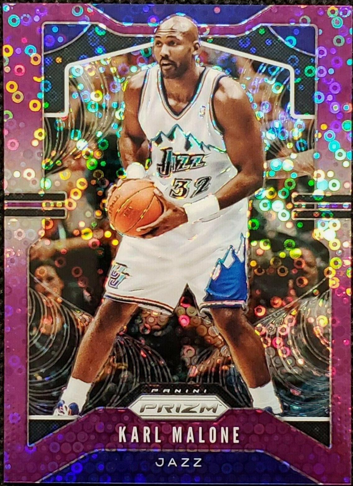 Karl Malone [Fast Break Prizm Purple] #19