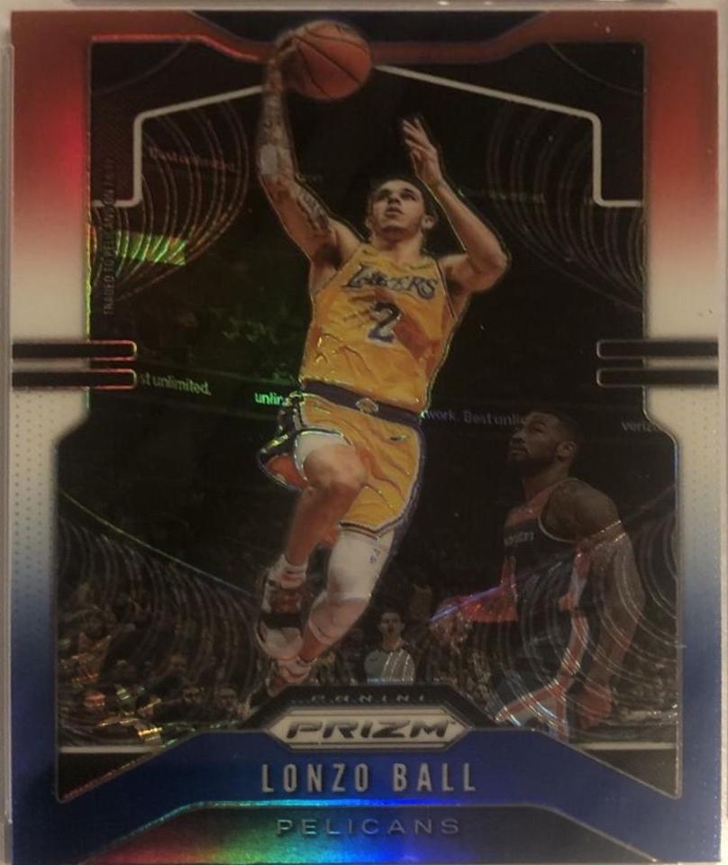 Lonzo Ball [Red, White, Blue Prizm] #239