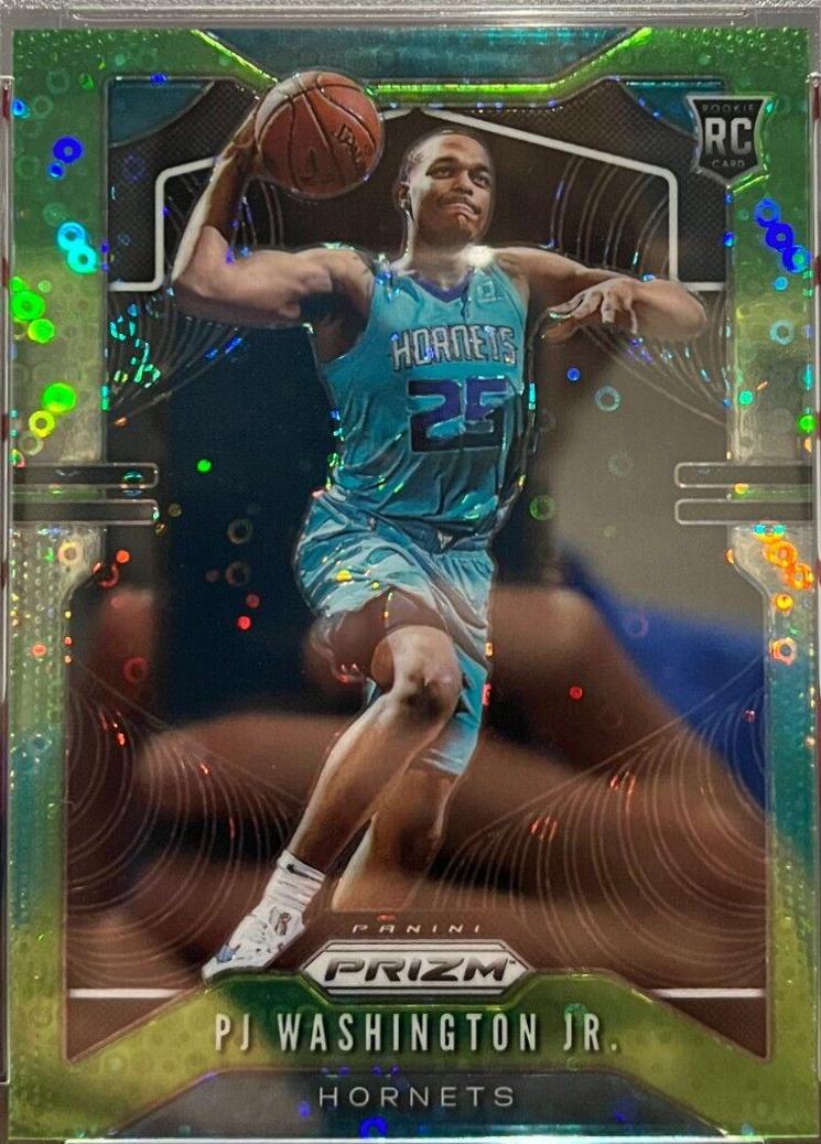 PJ Washington Jr. [Fast Break Prizm Neon Green] #258