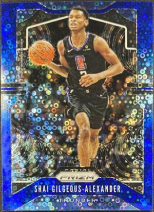 Shai Gilgeous-Alexander [Fast Break Prizm Blue] #122