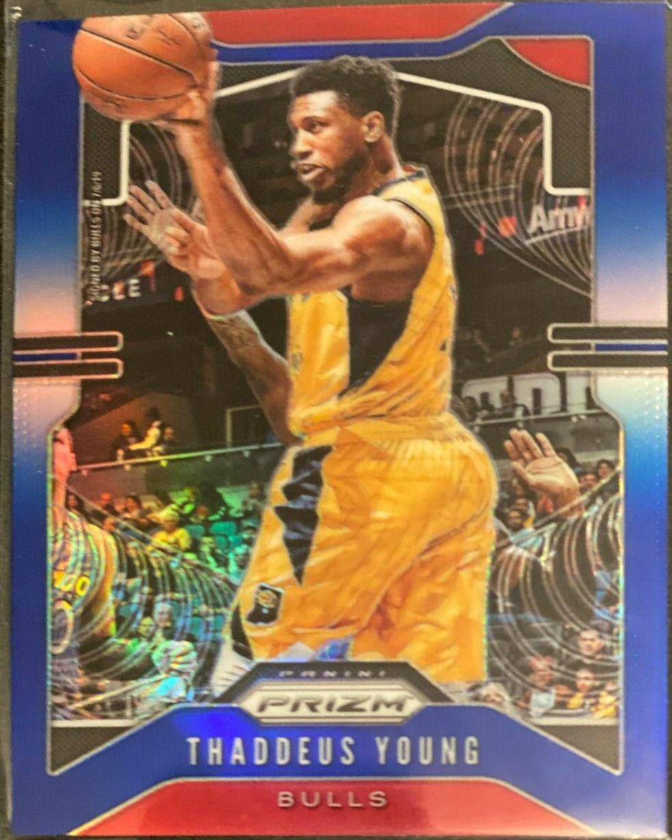 Thaddeus Young [Blue Prizm] #217