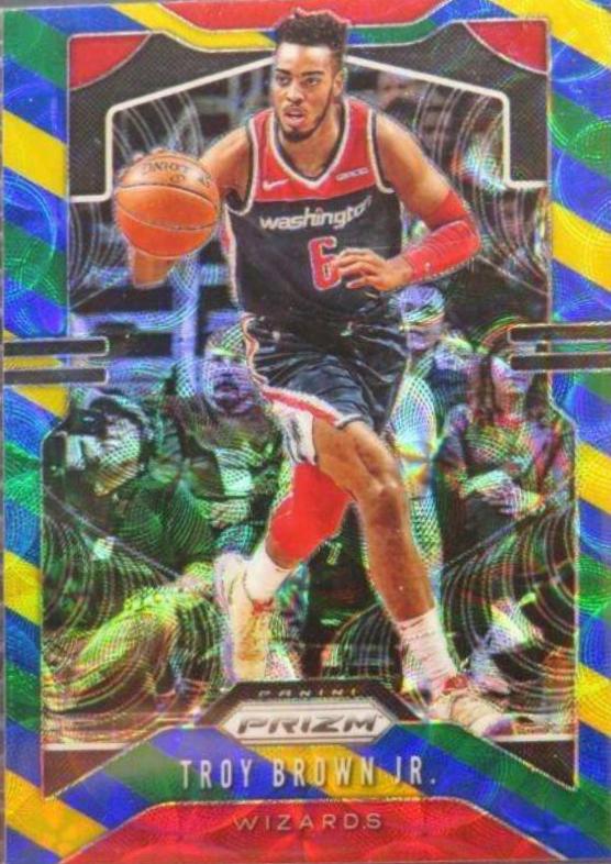 Troy Brown Jr. [Blue, Yellow, Green] #196