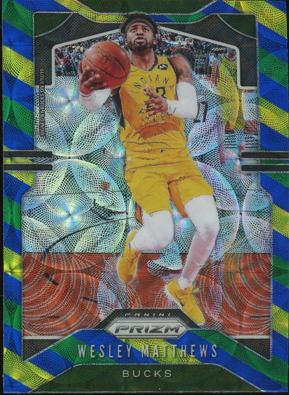 Wesley Matthews [Blue, Yellow, Green] #214