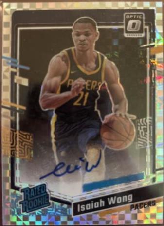 Isaiah Wong [Checkerboard Signature] #297