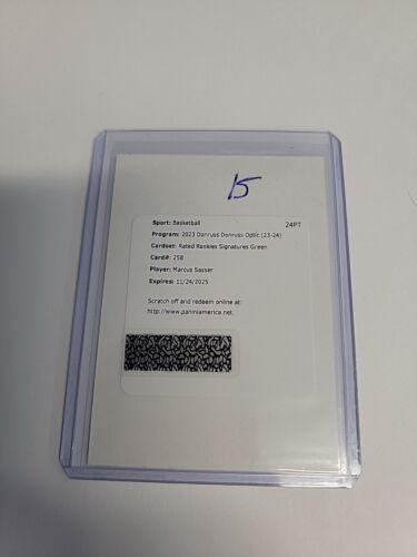 Marcus Sasser [Green Signature] #258