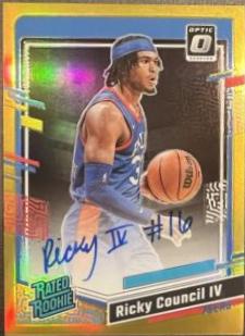 Ricky Council IV [Gold Signature] #285