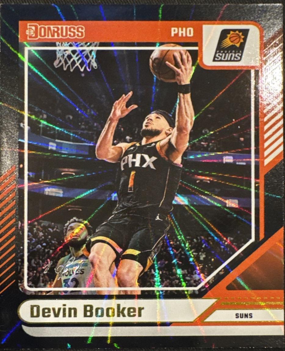 Devin Booker [Holo Black Laser] #115
