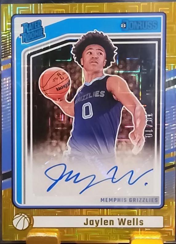 Jaylen Wells [Choice Gold Signature] #276