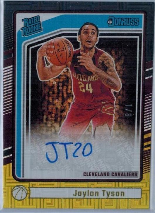Jaylon Tyson [Choice Black Gold Signature] #262