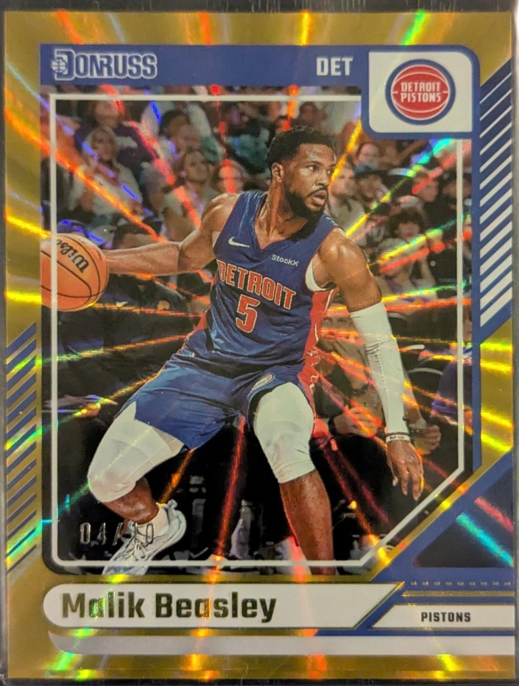 Malik Beasley [Holo Gold Laser] #81