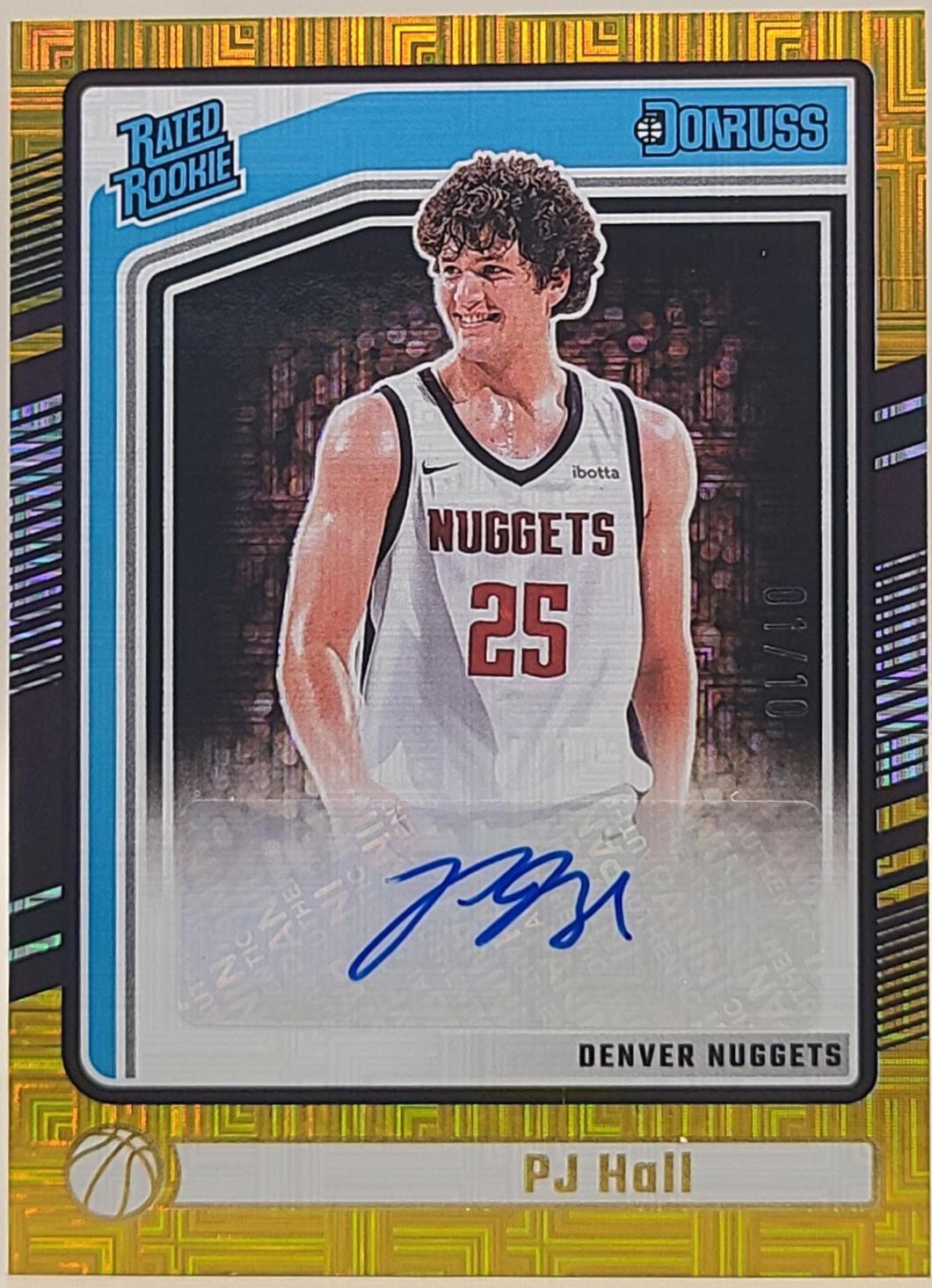 PJ Hall [Choice Gold Signature] #293