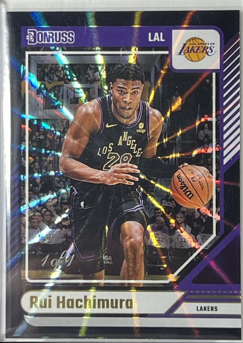 Rui Hachimura [Holo Black Laser] #177