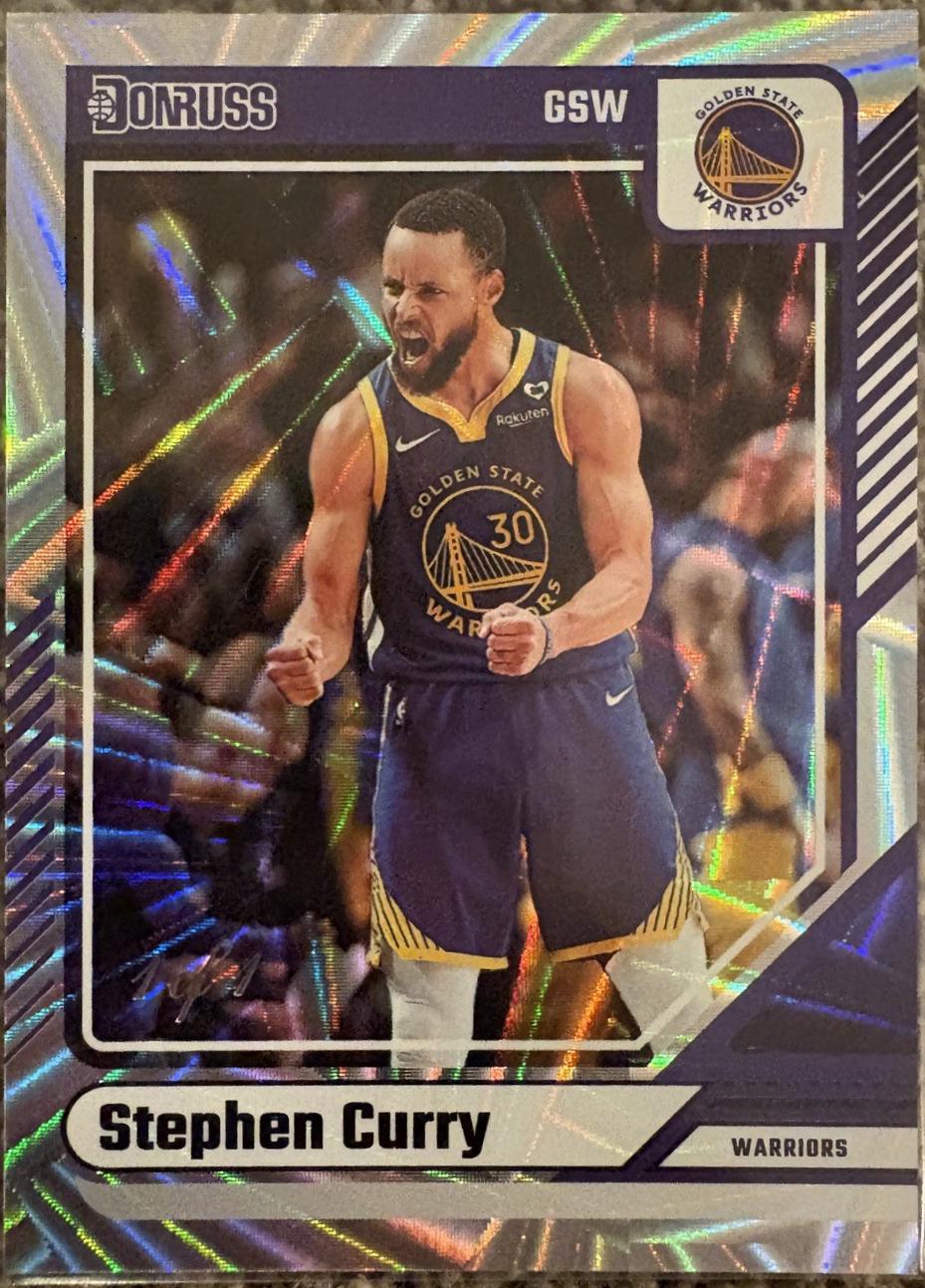 Stephen Curry [Holo Black Laser] #64