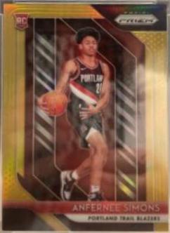 Anfernee Simons [Gold Prizm] #61