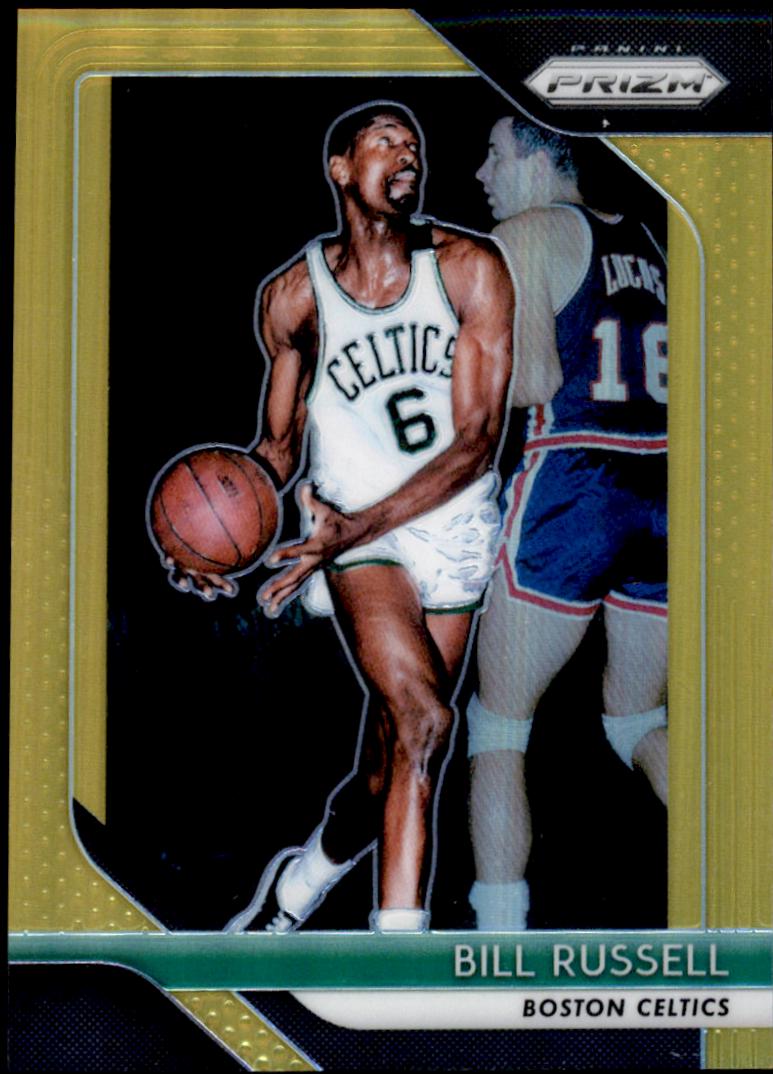 Bill Russell [Gold Prizm] #25
