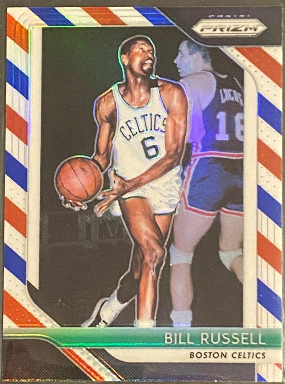 Bill Russell [Red, White, Blue Prizm] #25