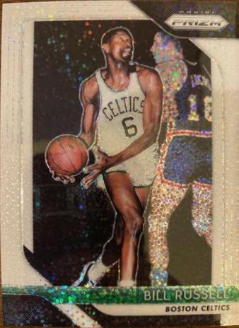 Bill Russell [White Sparkle Prizm] #25