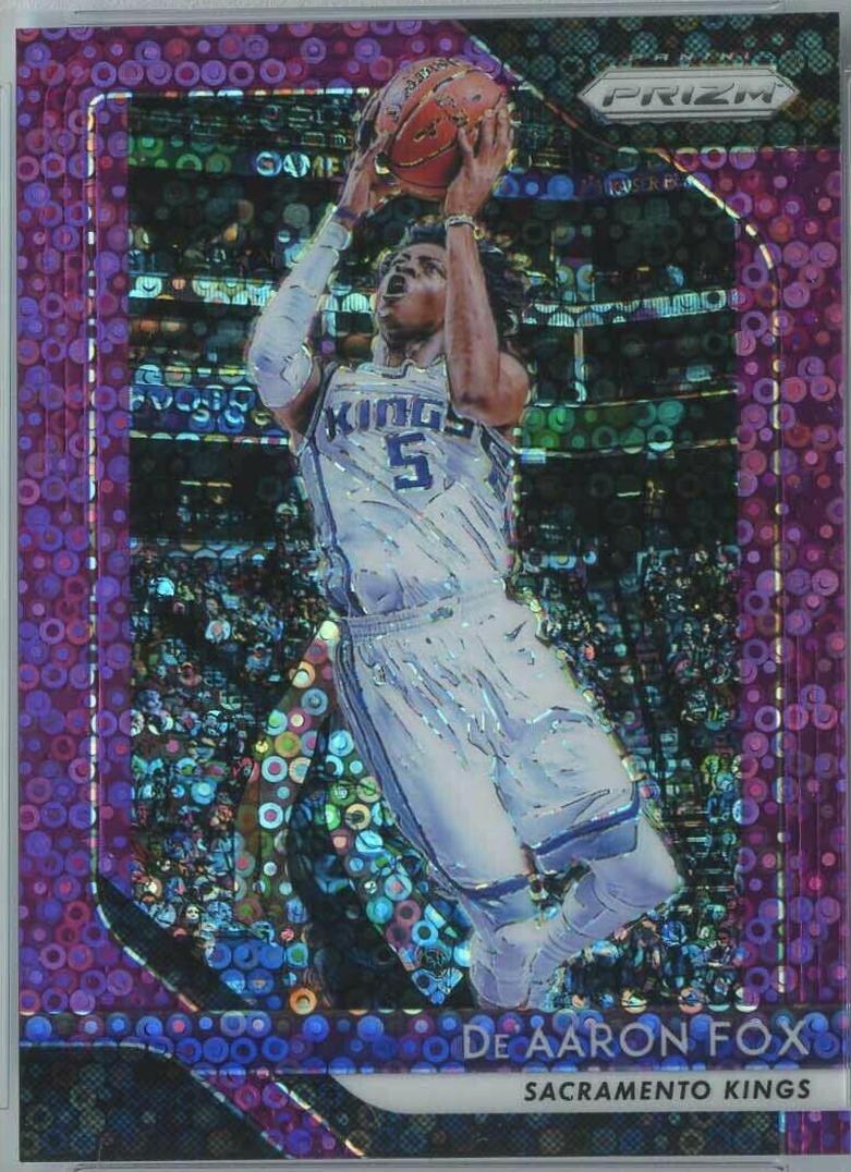 DE'Aaron Fox [Fast Break Prizm Purple] #151