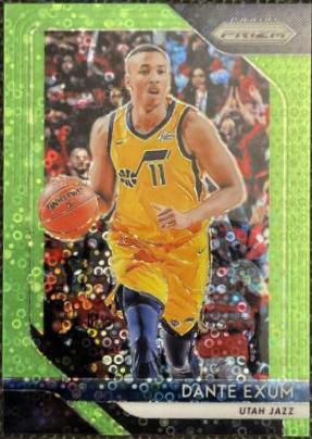 Dante Exum [Fast Break Prizm Neon Green] #163