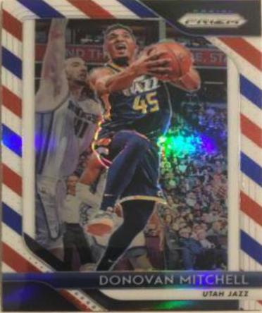 Donovan Mitchell [Red, White, Blue Prizm] #143