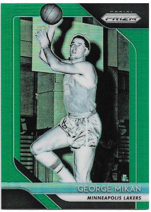 George Mikan [Green Prizm] #285
