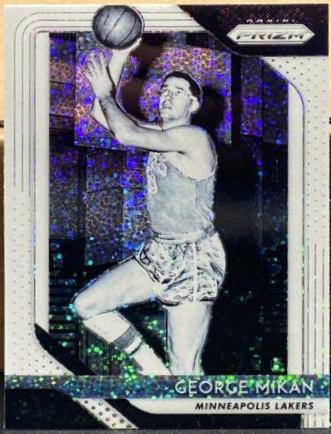 George Mikan [White Sparkle Prizm] #285