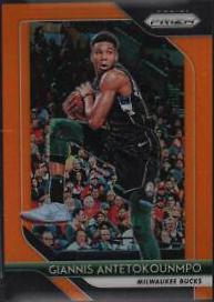 Giannis Antetokounmpo [Orange Prizm] #296