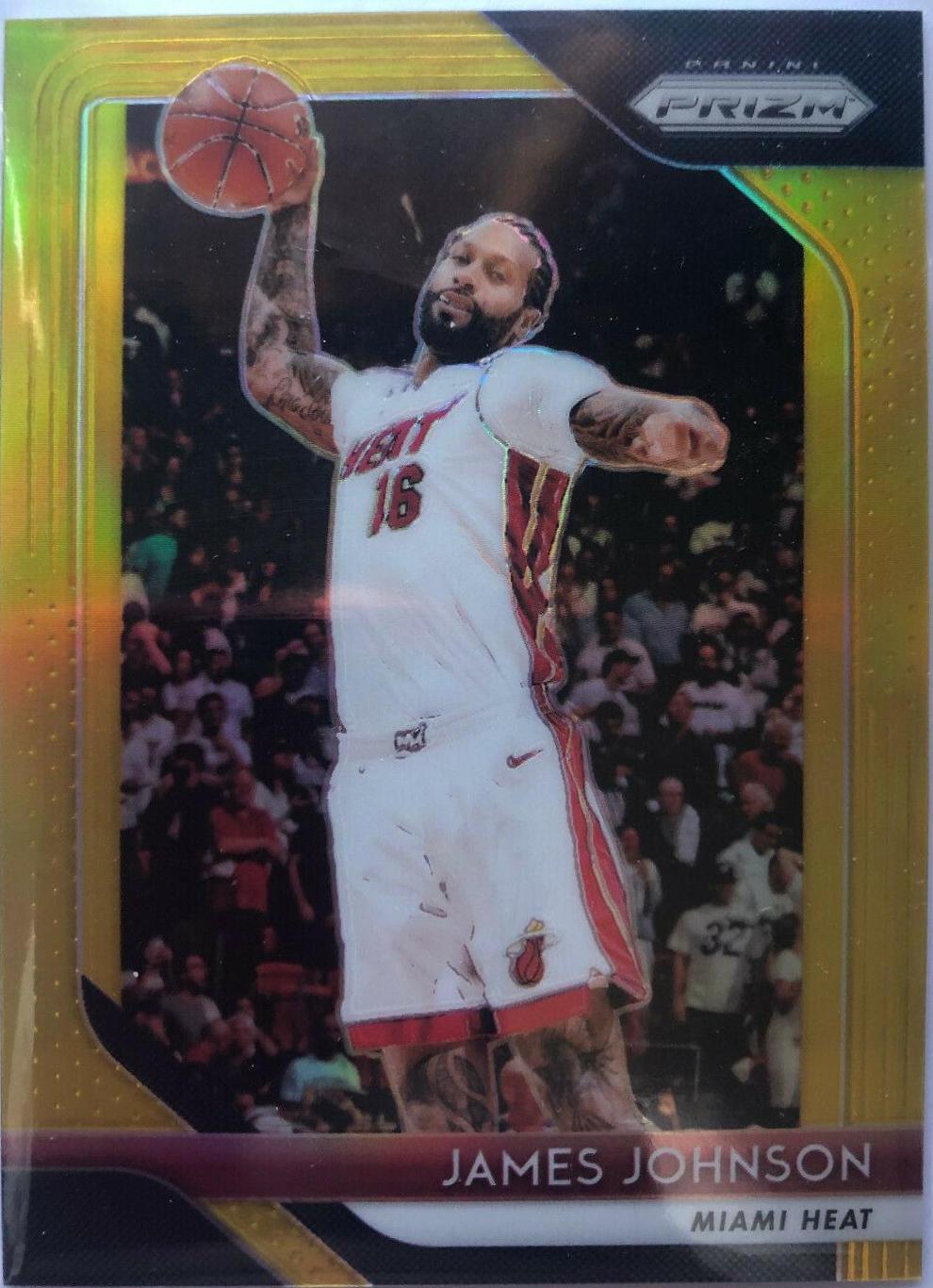 James Johnson [Gold Prizm] #186