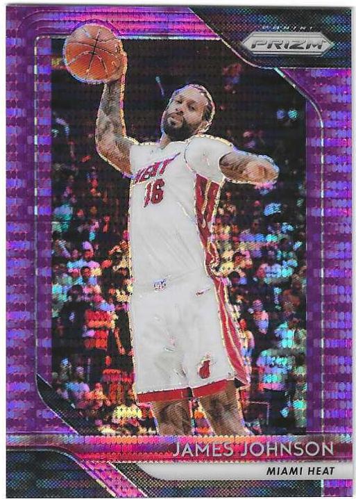 James Johnson [Purple Prizm] #186