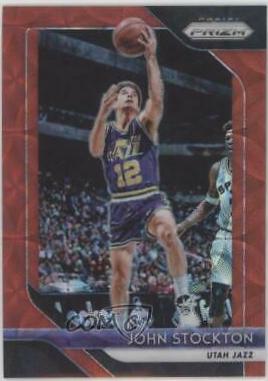John Stockton [Choice Prizm Red] #185