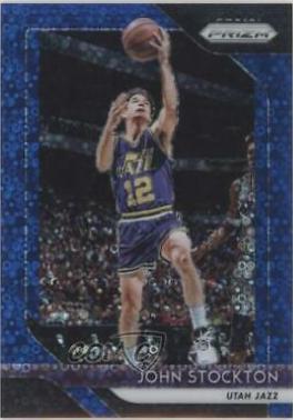 John Stockton [Fast Break Prizm Blue] #185