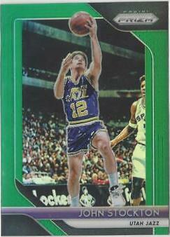 John Stockton [Green Prizm] #185