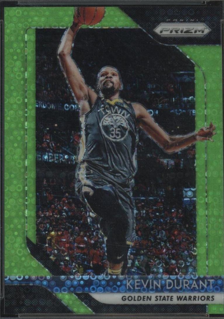 Kevin Durant [Fast Break Prizm Neon Green] #252