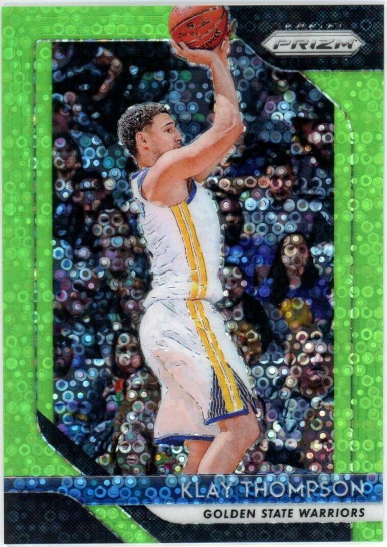 Klay Thompson [Fast Break Prizm Neon Green] #242