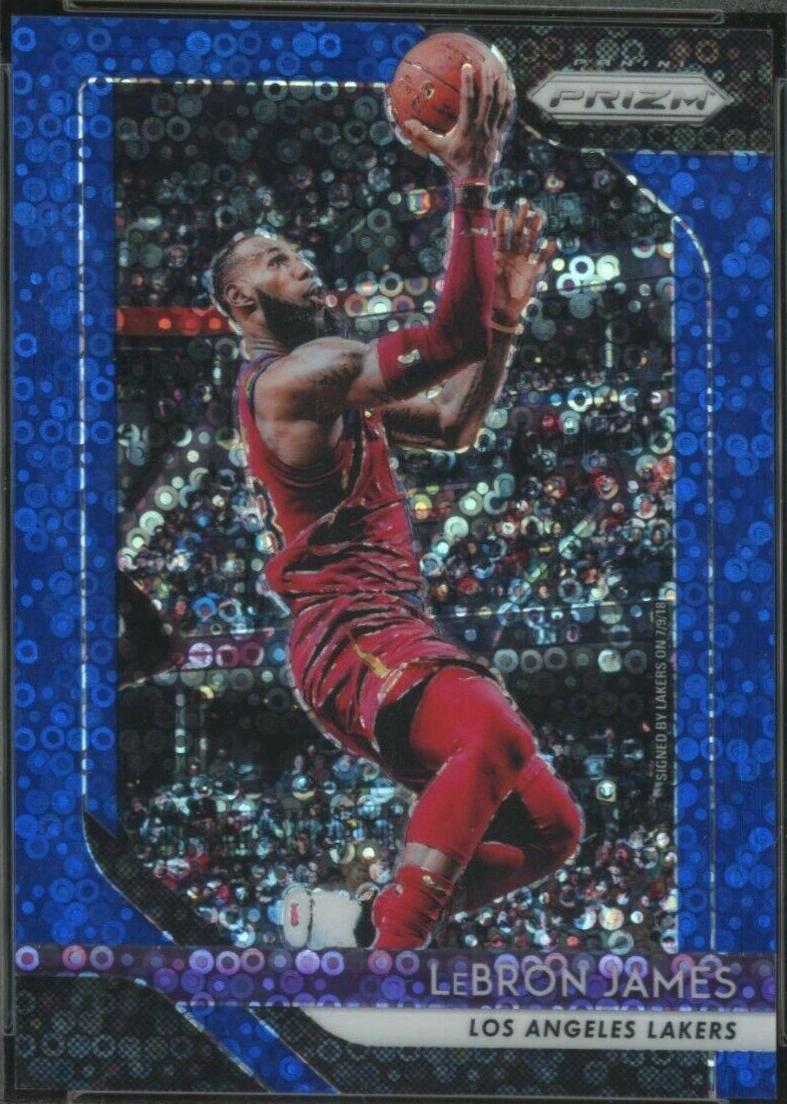 LeBron James [Fast Break Prizm Blue] #6