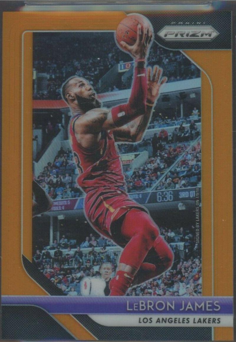 LeBron James [Orange Prizm] #6