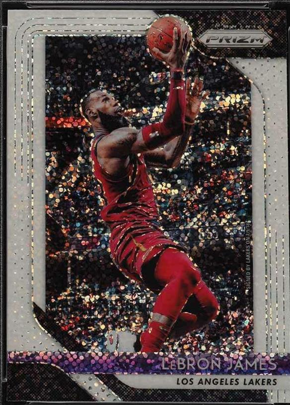 LeBron James [White Sparkle Prizm] #6
