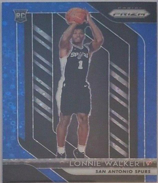 Lonnie Walker IV [Fast Break Prizm Blue] #251