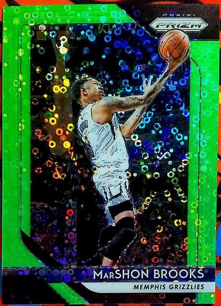 MarShon Brooks [Fast Break Prizm Neon Green] #96
