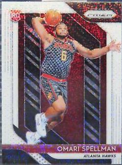 Omari Spellman [White Sparkle Prizm] #88